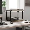 vidaXL Printer Stand 2-Tier Sonoma Oak 41x28x33.5 cm Engineered Wood