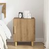 vidaXL Bedside Cabinet Artisan Oak 40 x 40 x 50 cm Engineered Wood