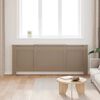 vidaXL MDF Radiator Cover 205 cm