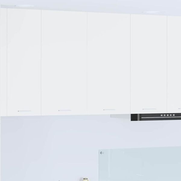 vidaXL Hanging Cabinet with Door White 80 x 31 x 80 cm Engineered Wood