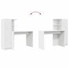 vidaXL Desk 2 pcs White