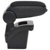vidaXL Car Armrest Black 16x30x(40-50) cm ABS