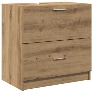 vidaXL Bathroom Cabinet Artisan Oak 59 x 37 x 59 cm Engineered wood