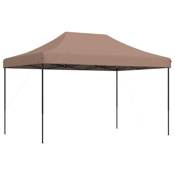 vidaXL Party Tent Folding Brown 292 x 440 x 315 cm Oxford Fabric