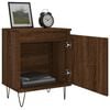 vidaXL Bedside Cabinet Brown Oak 40x30x50 cm Engineered Wood