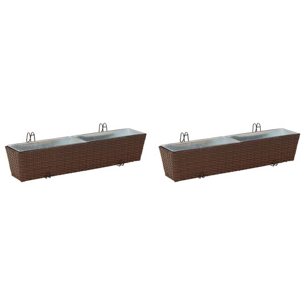 vidaXL Railing Metal