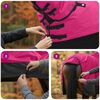 vidaXL Horse Blanket Pink and Black 95 cm Polyester