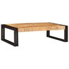 vidaXL Bathroom Shelf Brown 80 x 50 x 23 cm Soild Rough Mango Wood