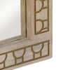 vidaXL Bathroom Mirror 50x70x2.5 cm Solid Wood Mango and Glass