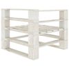 vidaXL 5 Piece Garden Pallets Lounge Set Wood White