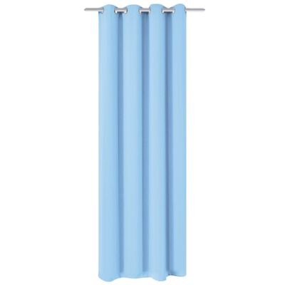 vidaXL Blackout Curtain with Metal Eyelets 270x245 cm Turquoise