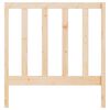 vidaXL Bed Headboard 106x4x100 cm Solid Wood Pine