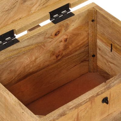 vidaXL Storage Box 39x28x31 cm Solid Wood Mango