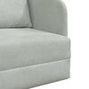 vidaXL Sofa Bed Light Grey 65 x 80 x 83 cm Velvet