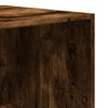 vidaXL Wardrobe Smoked Oak 80x50x200 cm Engineered Wood