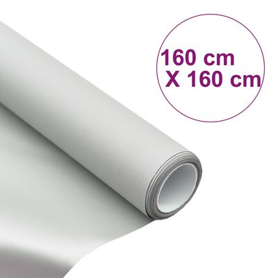 vidaXL Projection Screen Fabric Metallic PVC 63" 1:1