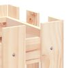 vidaXL Garden Raised Bed with Fence Design 100x30x30 cm Solid Wood Pine