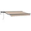 vidaXL Beige and Anthracite 3.5 x 2 m Polyester with PU coating