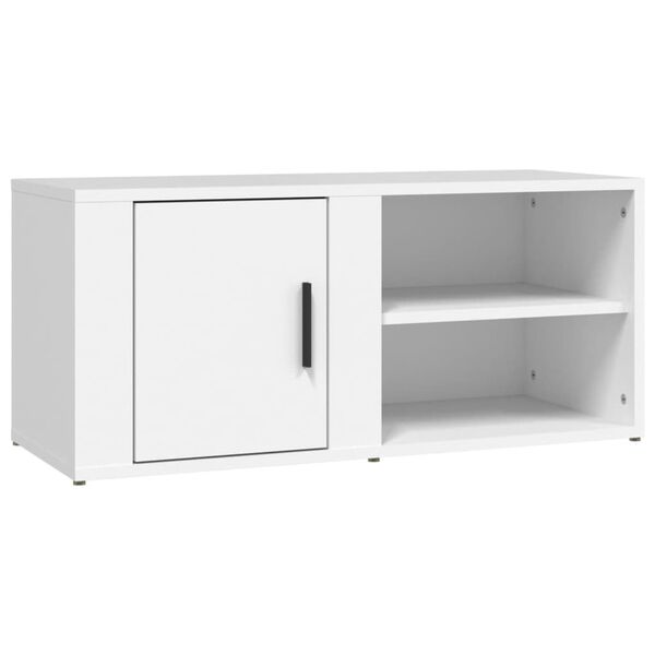vidaXL TV Cabinet White 80x31,5x36 cm Engineered Wood