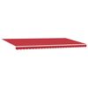 vidaXL Retractable Awning Manual Red 600 x 350 cm Fabric