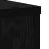 vidaXL Plant Stand 2 pcs Black Oak 25 x 25 x 35 cm Engineered Wood