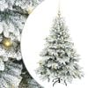 vidaXL Artificial Christmas Tree with 150 LEDs White 150 cm PE and PVC