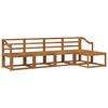 vidaXL Outdoor Sofa Set 5 pcs Natural Solid Acacia Wood
