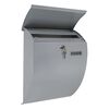 Practo Garden Mailbox Sheffield Silver