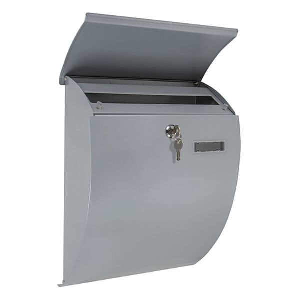 Practo Garden Mailbox Sheffield Silver