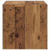 vidaXL Wall Cabinet 2 pcs Old Wood 37 x 37 x 37 cm Engineered Wood