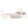 vidaXL Pull-out Day Bed without Mattress White 2x(90x190) cm