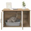 vidaXL Cat House Artisian Oak 85 x 55 x 50 cm Engineered Wood