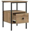 vidaXL Bedside Cabinets 2 pcs Artisan Oak 34x36x50 cm Engineered Wood