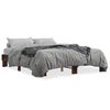 vidaXL Bed Frame without Mattress Smoked Oak 150x200 cm King Size