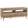 vidaXL LED TV Cabinet Old Wood Engineered Wood