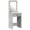 vidaXL Dressing Table Concrete grey 50 x 41 x 135 cm Engineered wood