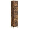 vidaXL Cabinet Set 2 pcs 33 x 34.5 x 90 cm Engineered Wood Smoked Oak