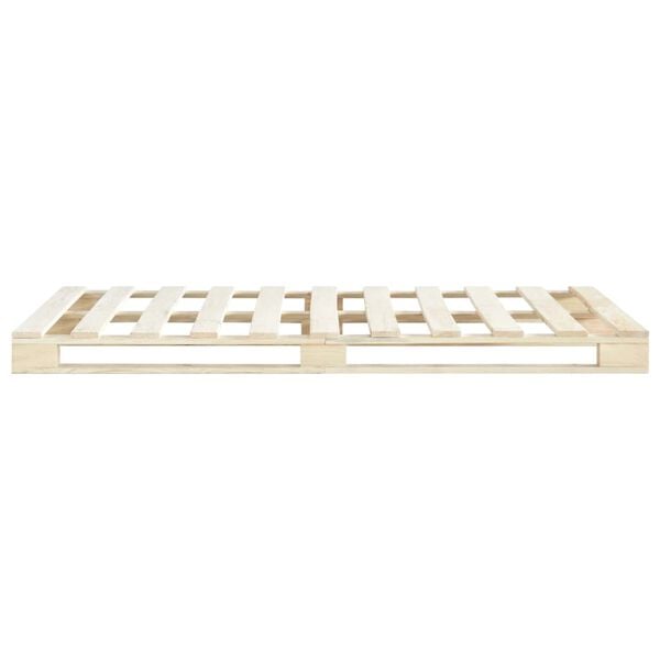 vidaXL Pallet Bed Frame without Mattress 200x200 cm Solid Wood Pine