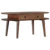 vidaXL Coffee Table 100x50x46 cm Solid Acacia Wood