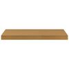 vidaXL Wall Shelf 2 pcs Beige 60 x 23.5 x 4 cm Engineered Wood