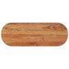 vidaXL Table Top 110x40x2.5 cm Oval Solid Wood Acacia