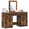 vidaXL Dressing Table with Door Brown 50 x 41 x 135 cm Engineered Wood