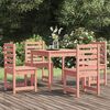 vidaXL 5 Piece Garden Dining Set Solid Wood Douglas