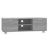 vidaXL TV Cabinet Grey Sonoma 120x40.5x35 cm Engineered Wood
