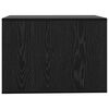 vidaXL Cat Litter Box Enclosure Black Oak 47 x 59 x 42 cm