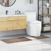 vidaXL Anti-slip Bath Mat Set 2 pcs Brown PP