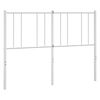 vidaXL Metal Replace Headboard White 135 cm