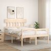 vidaXL Senior Bed without Mattress 140x200 cm Solid Wood