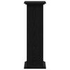 vidaXL Plant Stand Black Oak 33 x 33 x 100 cm Engineered wood