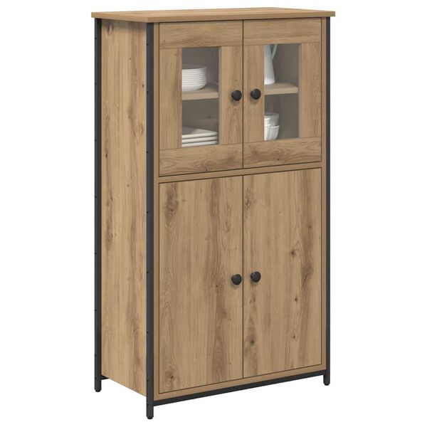 vidaXL Highboard Artisan Oak 62 x 32 x 106.5 cm Engineered Wood